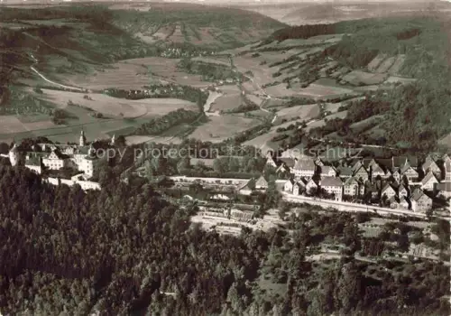 AK / Ansichtskarte Langenburg Wuerttemberg Schloss Luftbild