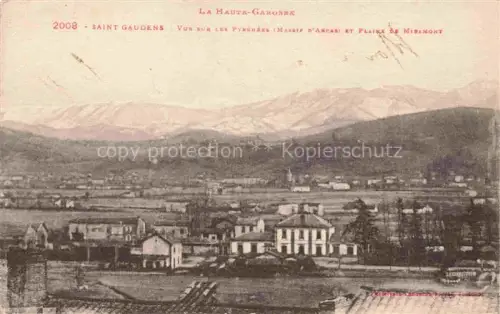 AK / Ansichtskarte Saint-Gaudens St-Gaudens 31 Haute-Garonne Pyrenaeen Massif D'Arbas Plaine de Miramont 