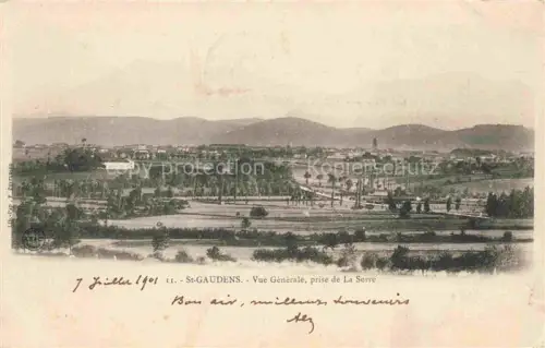AK / Ansichtskarte St-Gaudens Saint-Gaudens 31 Haute-Garonne Vue Generale prise de la Serre 