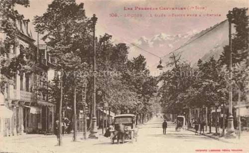 AK / Ansichtskarte LUCHON Bagneres-de-Luchon 31 Haute-Garonne Les Pyrenees Centrales Alles d'Etigny L'Entres 