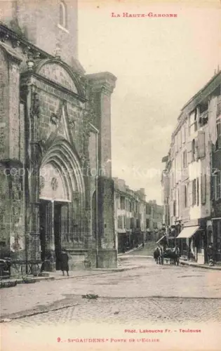 AK / Ansichtskarte St-Gaudens Saint-Gaudens 31 Haute-Garonne Porte de L'Eglise Kirsche 