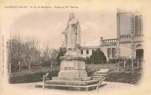 AK / Ansichtskarte Salies-du-Salat Saint-Gaudens 31 Haute-Garonne Statue de Ste Therese 