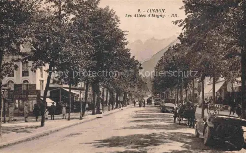 AK / Ansichtskarte LUCHON Bagneres-de-Luchon 31 Haute-Garonne Les Allees d'Etgny 