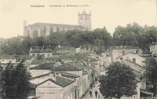 AK / Ansichtskarte CONDOM -en-Armagnac 32 Gers Cathedrale Boulevard de Gelle 