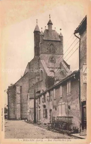 AK / Ansichtskarte Mirande-la-Jolie 32 Gers Rue Pierre de L'isle 