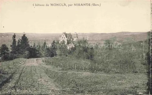 AK / Ansichtskarte Monclar-sur-Losse Mirande 32 Gers Chateau de Moncla Scholss
