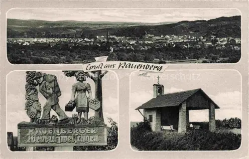 AK / Ansichtskarte Rauenberg Kraichgau HEIDELBERG BW Panorama Wegweiser Kapelle