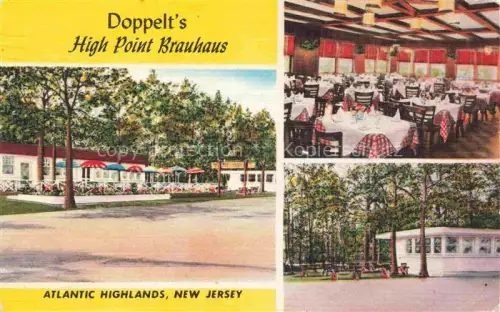 AK / Ansichtskarte New Jersey US-State Doppelts High Point Brauhaus Ocean Boulevard