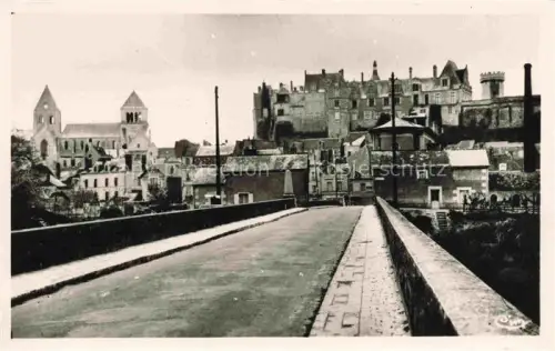 AK / Ansichtskarte Saint-Aignan-sur-Erre Chateau Eglise et Moulin