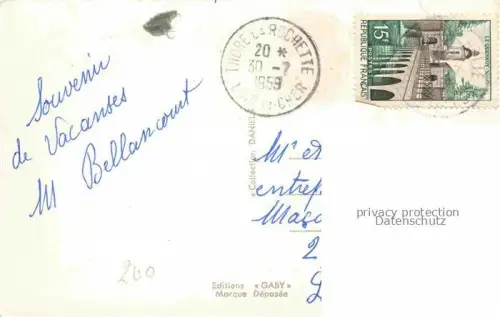 AK / Ansichtskarte Thore-la-Rochette Vendome 41 Loir-et-Cher Vue generale Le Chateau du Ml de Rochambeau La Loir au Pont du Breuil Le Pont du Breuil