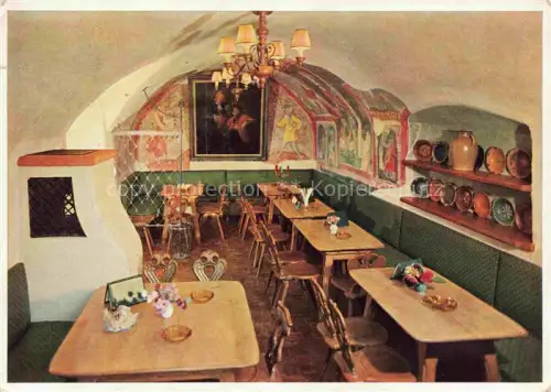 AK / Ansichtskarte MITTENWALD Bayern Altes Freskostueberl in Ossis Schnaps und Weinstuben