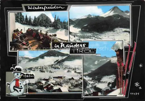 AK / Ansichtskarte Nauders Tirol AT Sonnenterrasse Panorama Teilansichten