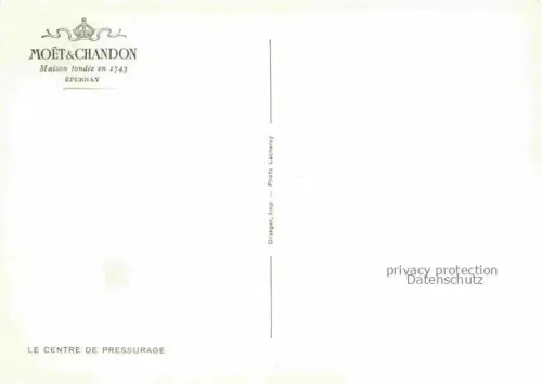 AK / Ansichtskarte EPERNAY 51 Marne Moet et Chandon Maison fondee en 1743