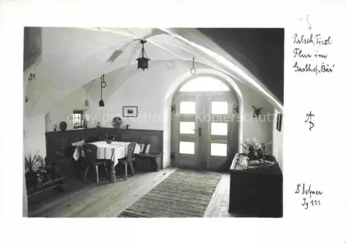 AK / Ansichtskarte Patsch Igls Tirol AT Gasthof Baer Flur