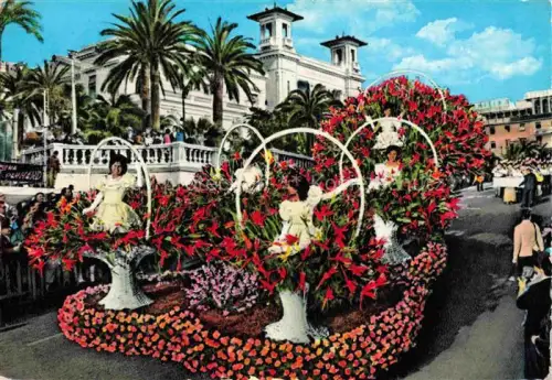 AK / Ansichtskarte SANREMO San Remo Liguria IT Casino Corso fiorito