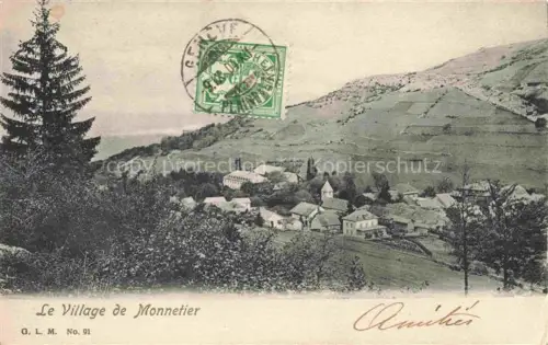 AK / Ansichtskarte Monnetier-Mornex 74 Haute-Savoie Vue générale du village