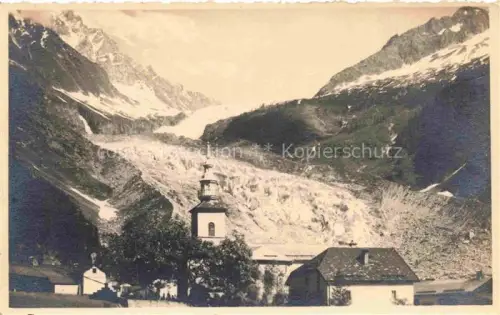 AK / Ansichtskarte Argentiere Argentieres Glacier d 74 Haute-Savoie Vue générale et le glacier