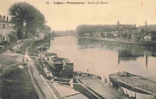 AK / Ansichtskarte Pomponne Lagny-sur-Marne 77 Bords de la Marne