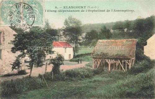 AK / Ansichtskarte Elancourt Rambouillet 78 Yvelines Près de l'Etang Dépendance de l'Orphelinat de l'Assomption