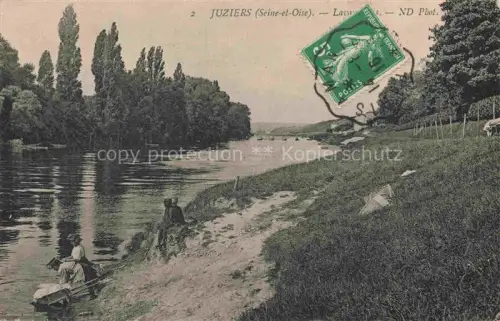 AK / Ansichtskarte Juziers Mantes-la-Jolie 78 Yvelines Lavandeuses