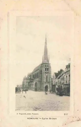 AK / Ansichtskarte Nemours  Fontainebleau 77 Seine-et-Marne Eglise Saint Jean