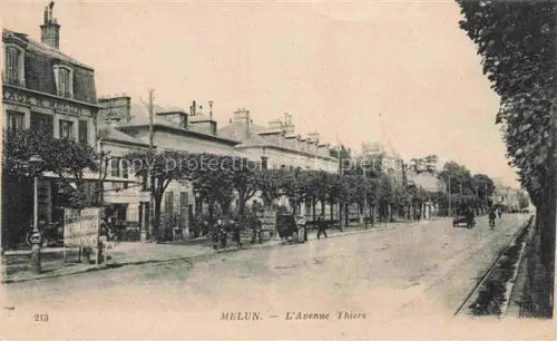 AK / Ansichtskarte Melun 77 Seine-et-Marne Avenue Thiers