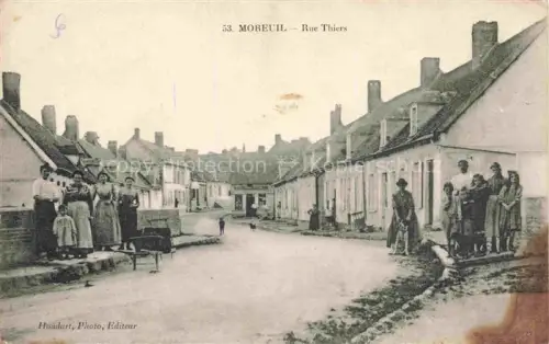 AK / Ansichtskarte Moreuil Montdidier 80 Somme Rue Thiers