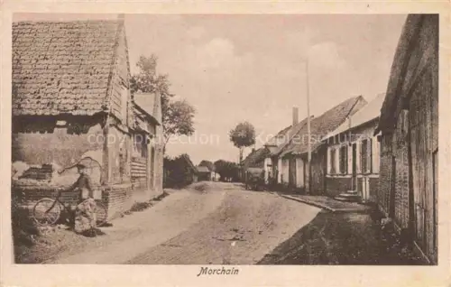 AK / Ansichtskarte Morchain PERONNE 80 Somme Ortspartie Hauptstrasse Kriegserinnerungskarte