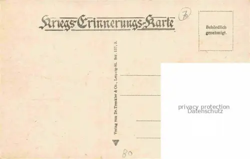 AK / Ansichtskarte Morchain PERONNE 80 Somme Ortspartie Hauptstrasse Kriegserinnerungskarte