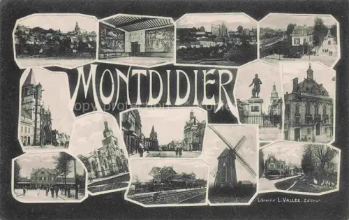 AK / Ansichtskarte Montdidier  Mondidier 80 Somme Vues d'ensemble