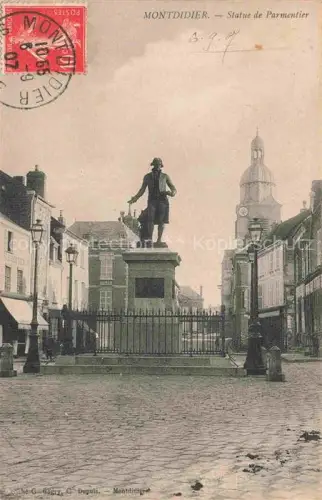AK / Ansichtskarte Montdidier  Mondidier 80 Somme Statue de Parmentier