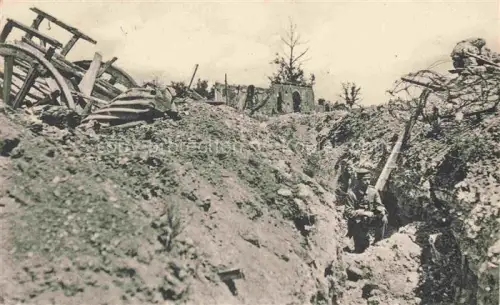 AK / Ansichtskarte Hem-Hardinval AMIENS 80 Somme Ruines Grande Guerre Truemmer 1. Weltkrieg Schuetzengraben