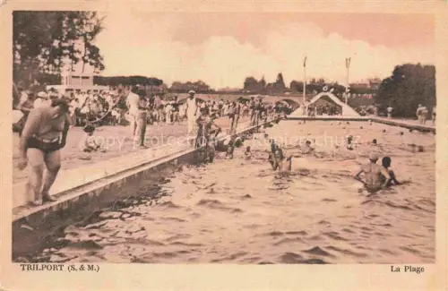 AK / Ansichtskarte Trilport MEAUX 77 Seine-et-Marne A la plage Piscine