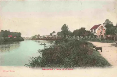 AK / Ansichtskarte Dampmart Torcy 77 Seine-et-Marne Bords de la Marne