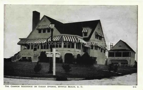 AK / Ansichtskarte Myrtle Beach South Carolina USA The Cannon Residence on Ocean Avenue