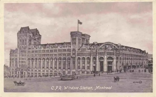 AK / Ansichtskarte MONTREAL  QUEBEC Canada C.P.R. Windsor Station Illustration