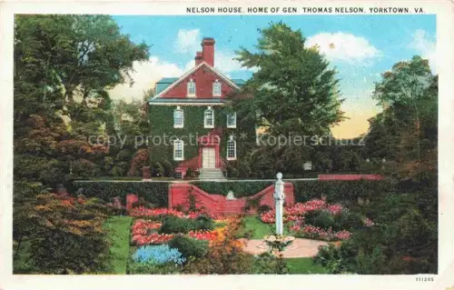 AK / Ansichtskarte Yorktown Virginia USA Nelson House Home of General Thomas Nelson