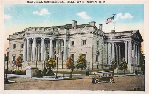 AK / Ansichtskarte WASHINGTON  DC USA Memorial Continental Hall Illustration