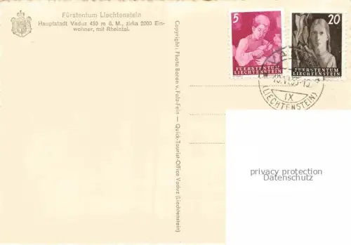 AK / Ansichtskarte Vaduz Liechtenstein FL Panorama