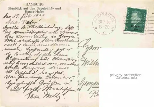 AK / Ansichtskarte HAMBURG  CITY Segelschiff- und Hansa-Hafen