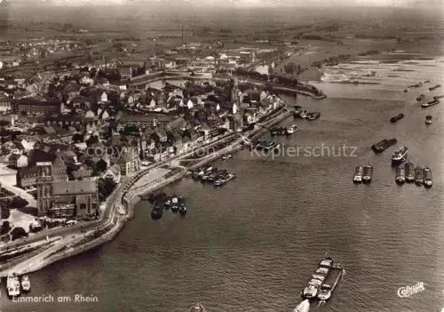 AK / Ansichtskarte Emmerich Rhein NRW Fliegeraufnahme