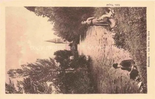 AK / Ansichtskarte Soueich Saint-Gaudens 31 Haute-Garonne Les Rives du Gers Fluss