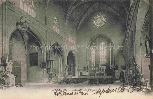 AK / Ansichtskarte Mirande-la-Jolie 32 Gers Interieur de l'Eglise Kirche 
