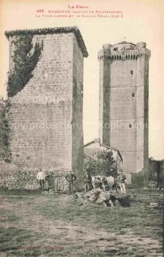 AK / Ansichtskarte Bassoues Mirande 32 Gers Le Gers Canton de Montesquiou Kuehe