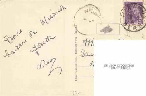 AK / Ansichtskarte Mirande-la-Jolie 32 Gers Le Gers Rue Laffitte le clocher