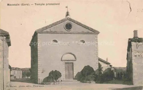 AK / Ansichtskarte Mauvezin Condom 32 Gers Tempele Protestant Fleurance 