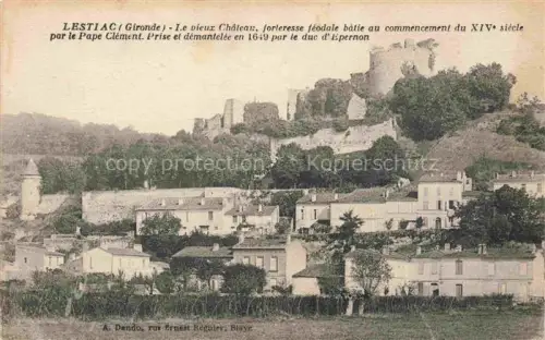 AK / Ansichtskarte Lestiac-sur-Garonne Bordeaux 33 Gironde Chateau Schloss Dando Rue Ernest Regnier Blaye 