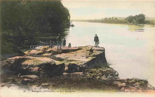 AK / Ansichtskarte Langon 33 Gironde Les Rochers 