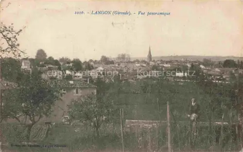 AK / Ansichtskarte Langon 33 Gironde Vue panoramique 
