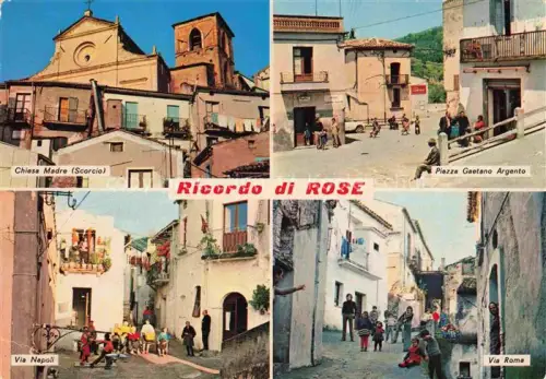 AK / Ansichtskarte Ricordo Chiesa Madre Piazza Gaetano Argento Via Napoli Via Rome